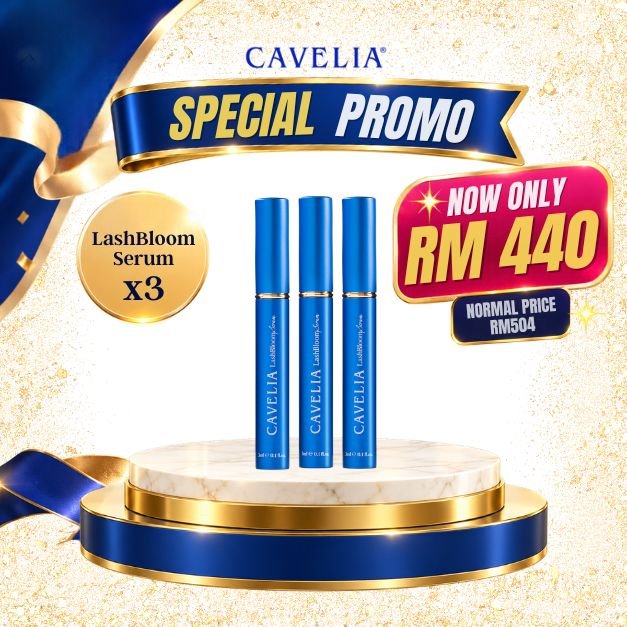 Cavelia Lash Bloom Serum (3Pcs)