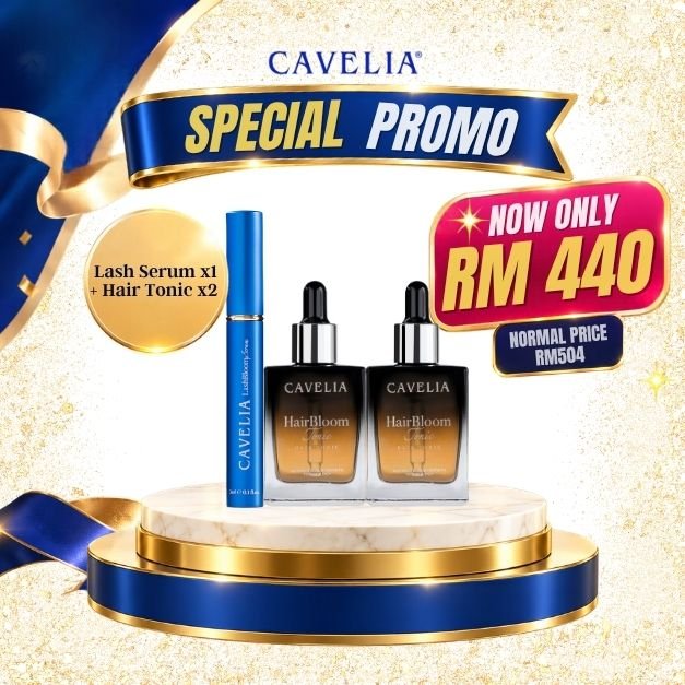 Caveila Mix & Match (1 Lash Serum 2 Hair Tonics)